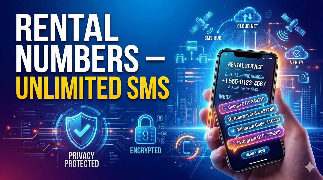 Rental Numbers for Unlimited SMS Verification – A Complete Guide