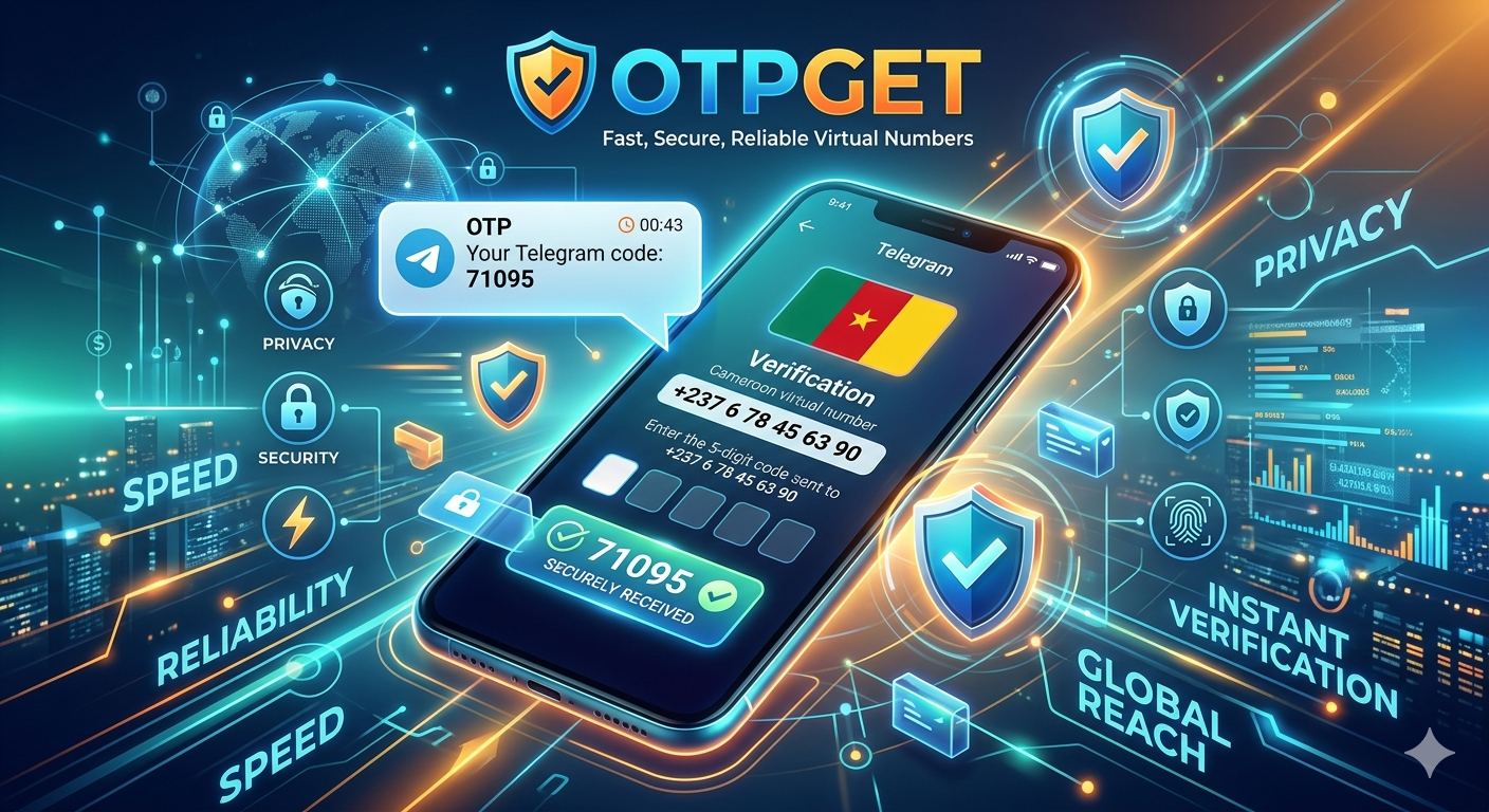 Get Telegram Cameroon Virtual Number Instantly with OTPGET